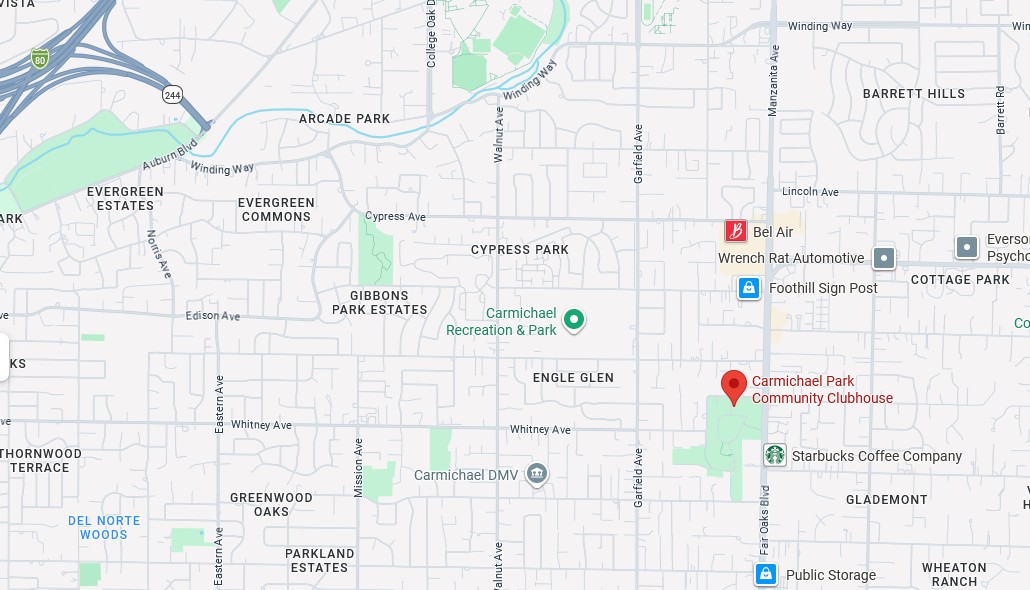 Fox Hunt Carmichael Park